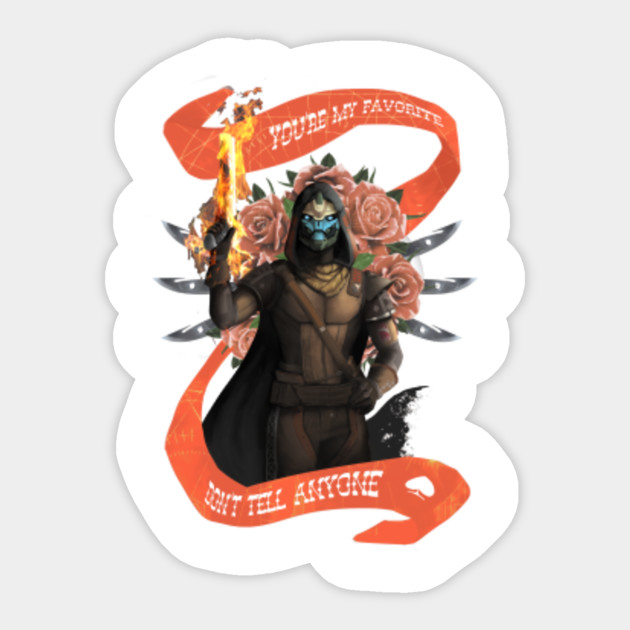 Destiny 2 Forsaken Cayde6 Destiny 2 Sticker TeePublic